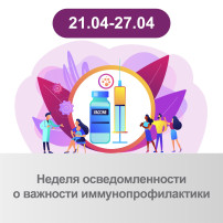 Неделя осведомленности о важности иммунопрофилактики Неделя осведомленности о важности иммунопрофилактики.